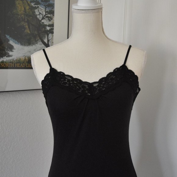 Worthington Brown Lace Stretch Camisole with Adjustable Straps Size S - Picture 6 of 7